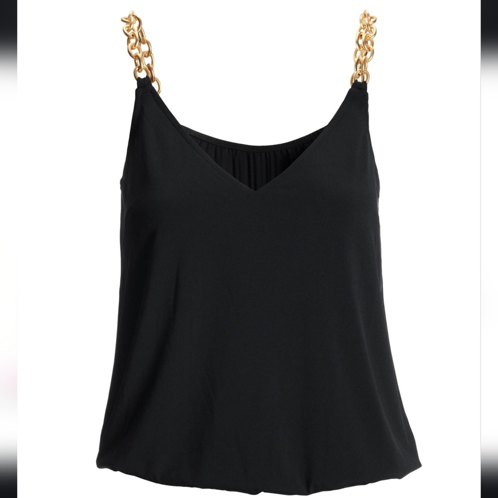 Boston Proper Chain Strap Baloon Tank